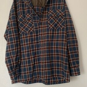 Plaid Button-Up Shirt